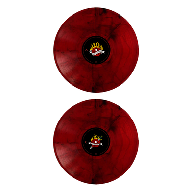 BRÛLER LE FEU 2 - Double LP rouge marbré
