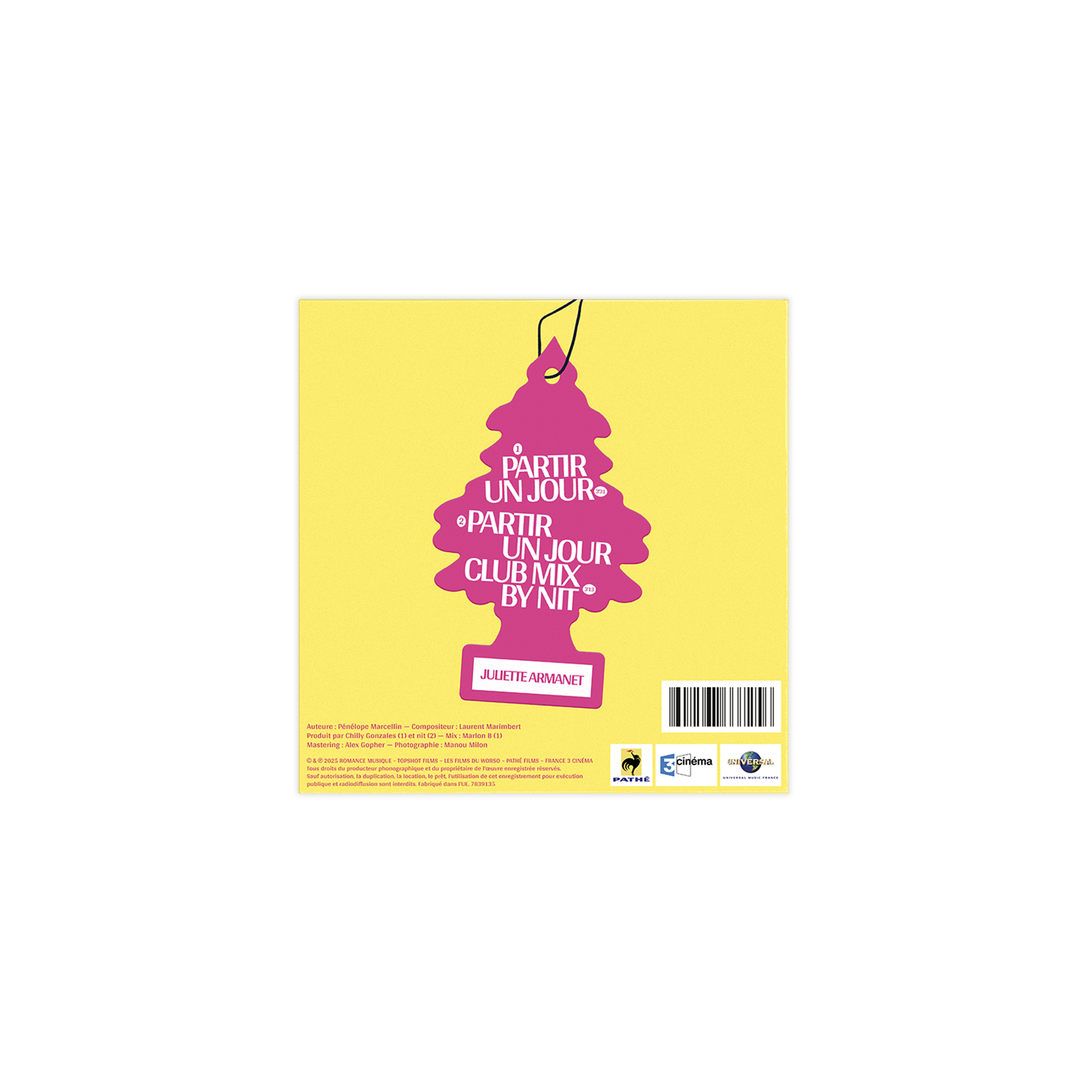Partir un jour - CD 2 titres dédicacé